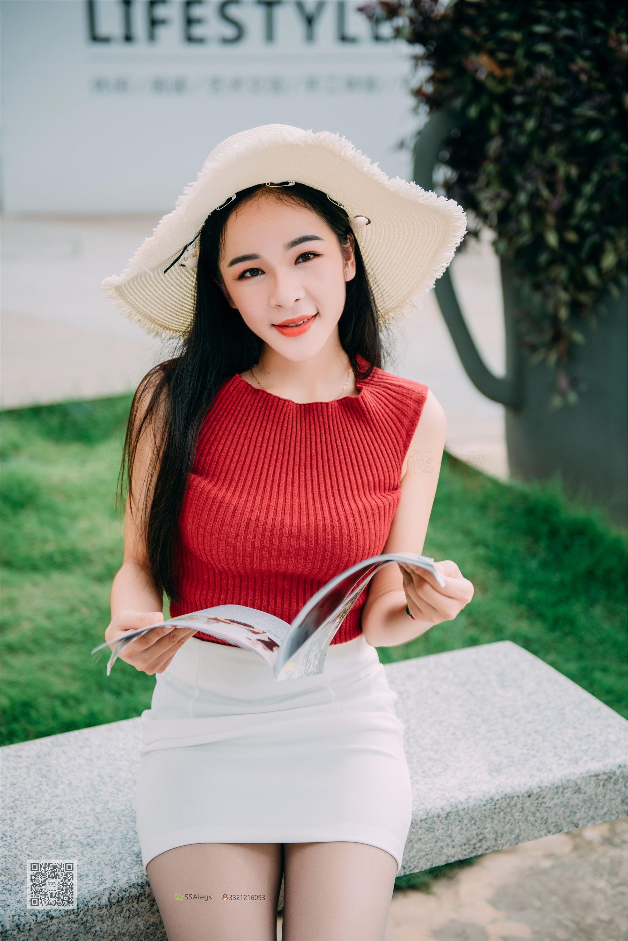 SSA丝社 NO.007 nono 街拍灰丝特辑